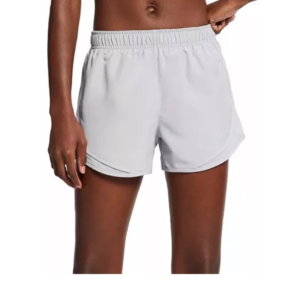 Nike Women's Tempo Brief-Lined Running Shorts - Medium - Light Grey